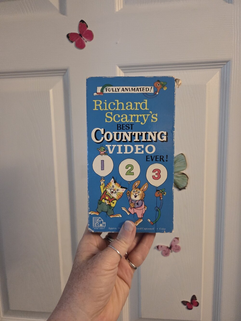 Richard Scarrys 1989 Best Counting Video Ever VHS Tape Kids Educational